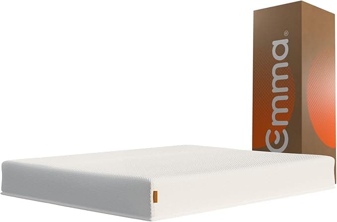 Colchão Queen Emma Basics 17 cm - 158x198 cm Espuma D28 17cm com Tecnologia Alemã, Firmeza Ideal, Suporte Confortável, 100 Noites de Teste e 5 Anos de Garantia