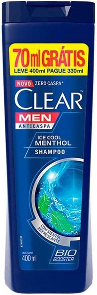 Clear Shampoo Anti Caspa 400Ml Ice Cool Menthol (Min. 2 UN.)