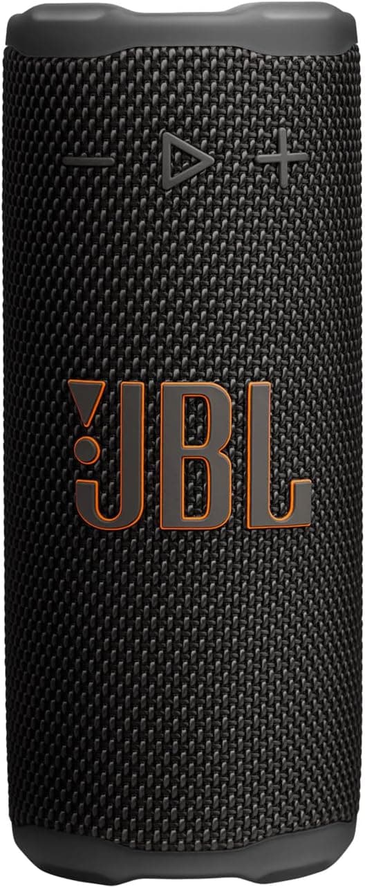 JBL, Caixa de Som, Grip, Bluetooth, Portátil, À Prova D'água e Poeira, Bateria de até 46h, Auracast, Som JBL Pro, AI Sound Boost, 16W RMS - Preta