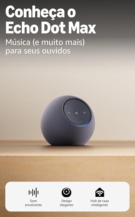 Apresentamos o Amazon Echo Dot Max (Geração mais recente)