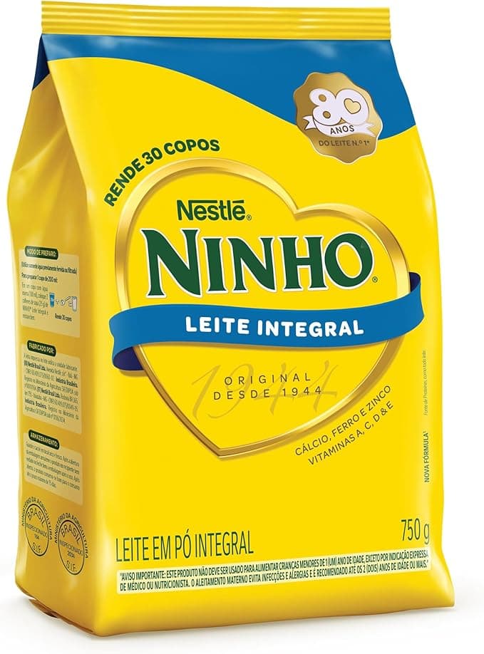Leite em Pó Ninho Integral Sachê 750g