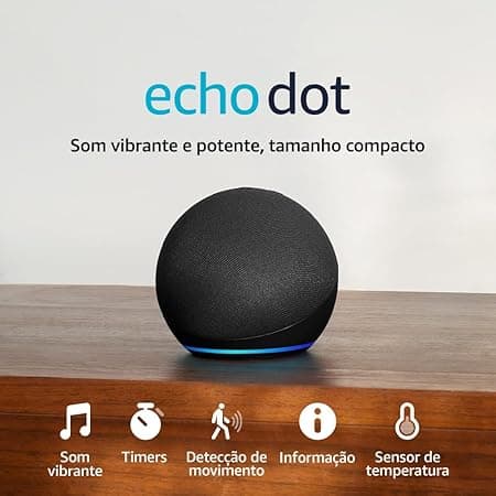 Echo Dot (Geração mais recente) Cor Preta