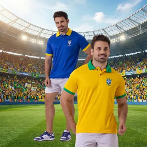 Kit 2 Camisa Seleção Brasileira Torcedor Copa 2026 Brasil
