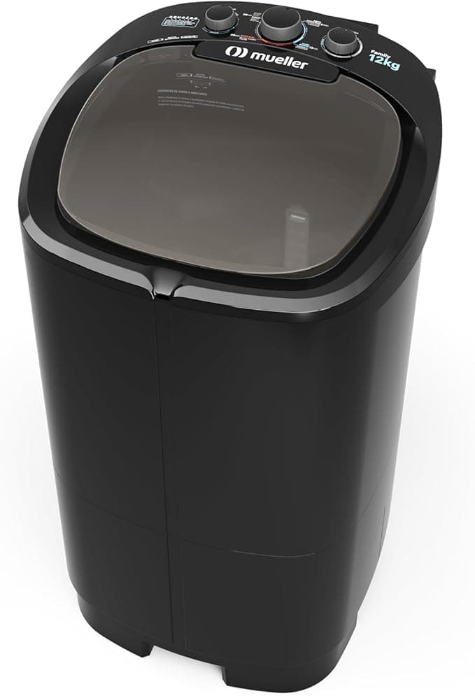 Lavadora Semiautomática Family com Aquatec 12 kg Preta - 127V