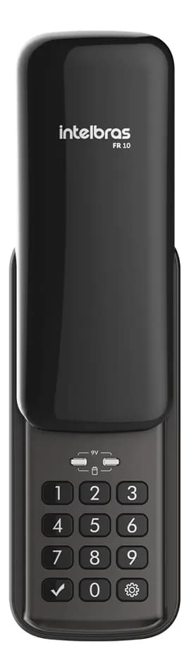Fechadura Digital de Sobrepor com Senha FR 10 Preto Intelbras