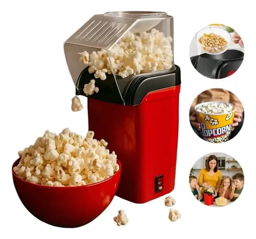 Pipoqueira Elétrica Popcorn 1200w Sem Óleo Saudável 110V