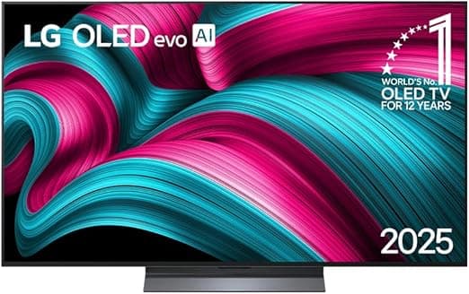 Smart TV 4K 55" LG OLED evo OLED55C5 Processador α9 AI Ger8 Painel 144Hz Intensificador de Brilho Ultra Slim Design G-Sync FreeSync Dolby Vision Dolby Atmos