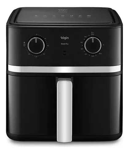 Fritadeira Elétrica Air Fryer Gran Fry Elgin - 8 Litros Preto - 127V