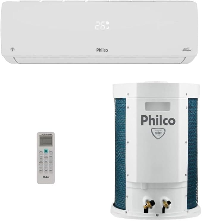 Philco Ar Condicionado Split Philco Hi Wall Eco Inverter 18.000 BTU/h Frio Monofásico Branco PAC18000IFM15-220V