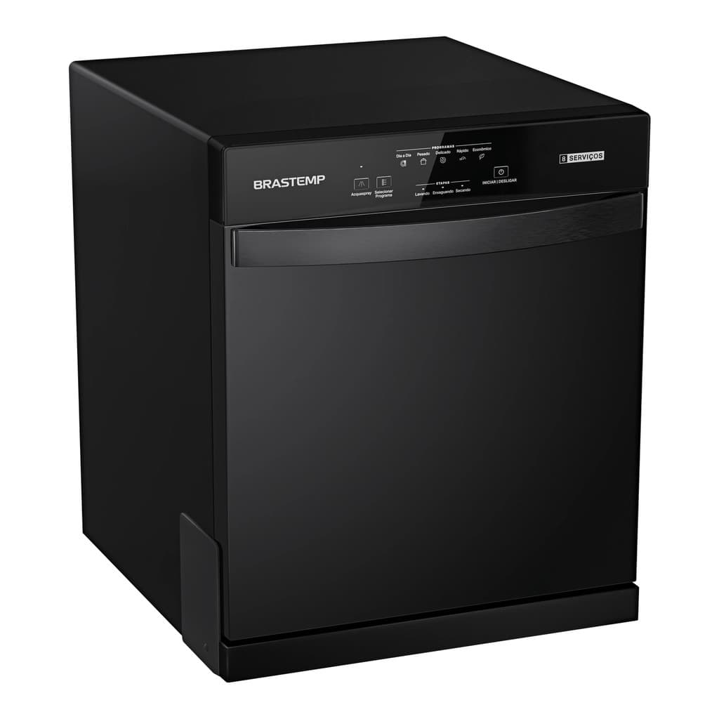Lava Louças Brastemp 8 Serviços Preta - BLF08AE