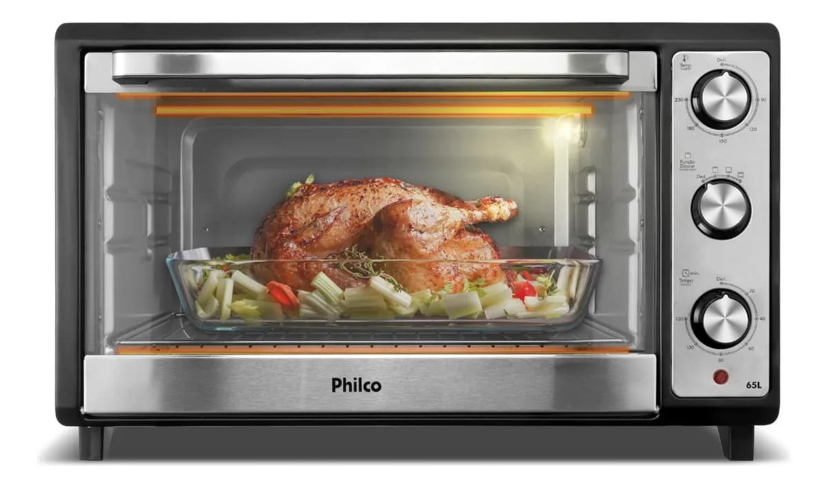 Forno Elétrico Philco 65L Dupla Resistência PFE65 127V