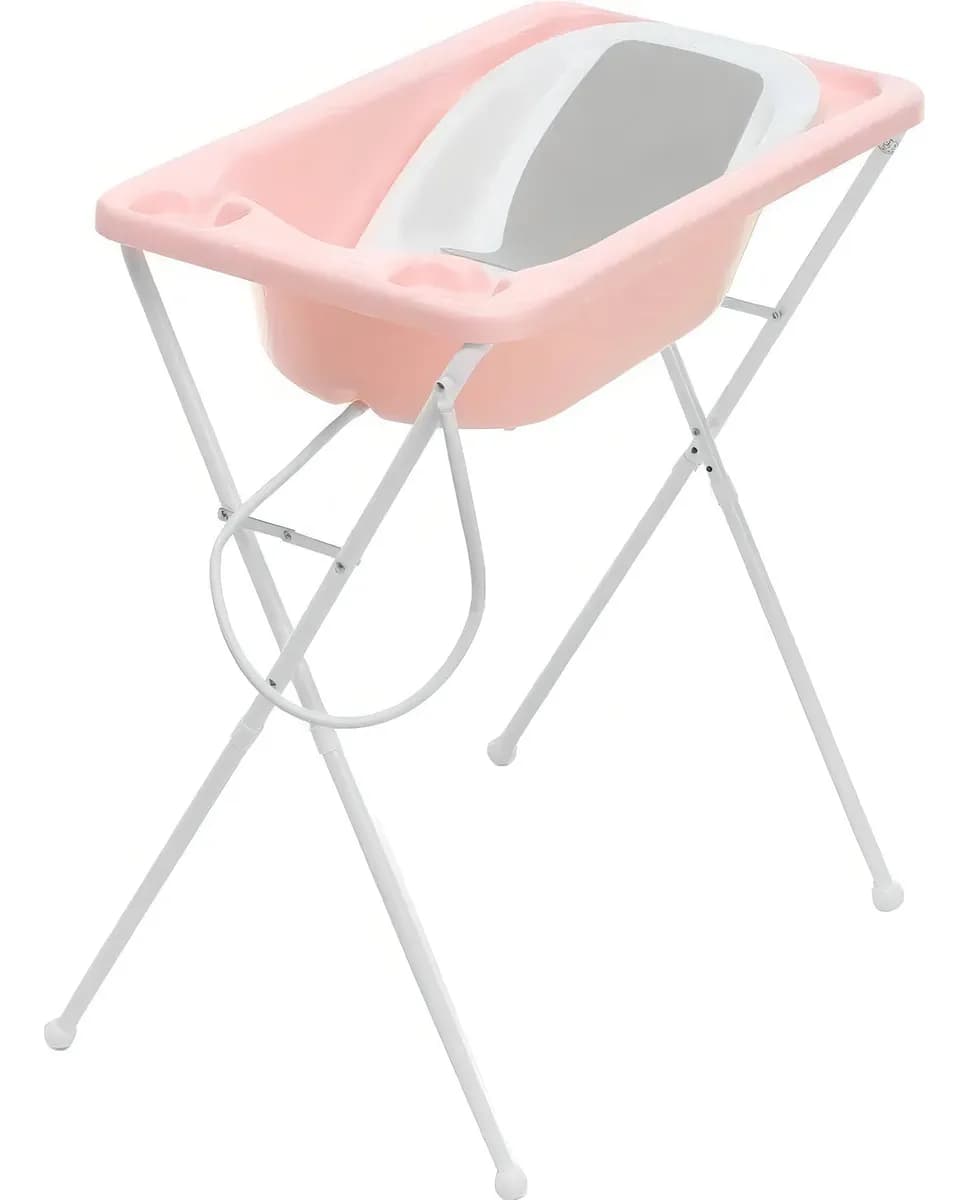 Banheira Plástica Para Bebê Galzerano Acqua Trio Rosa