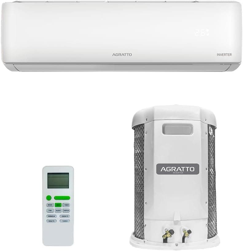 Ar Condicionado Split Hi Wall Agratto Liv Top Inverter 18.000 Btus Frio 220v R-32
