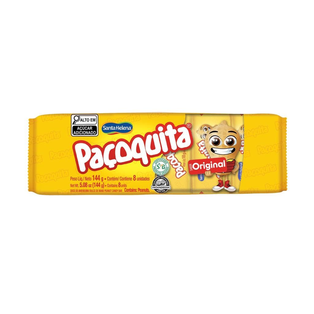 Paçoquita Original Flowpack 144g