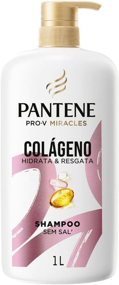 Pantene Pro-V Miracles Shampoo Colágeno Hidrata e Resgata 1L