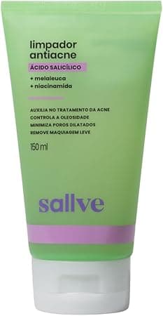 Sallve Limpador Antiacne 150Ml - Ácido Salicílico