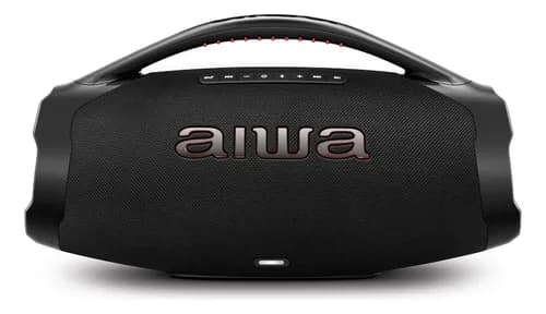 Caixa De Som Boombox Plus Aiwa Bbs-01-b 200w Bt 30h Ip66 Usb Preto