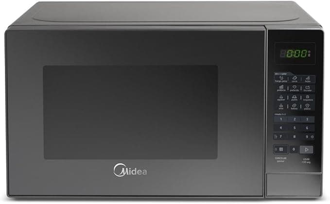 Forno Micro-ondas 20L Prata Espelhado Midea 220V MRAE22