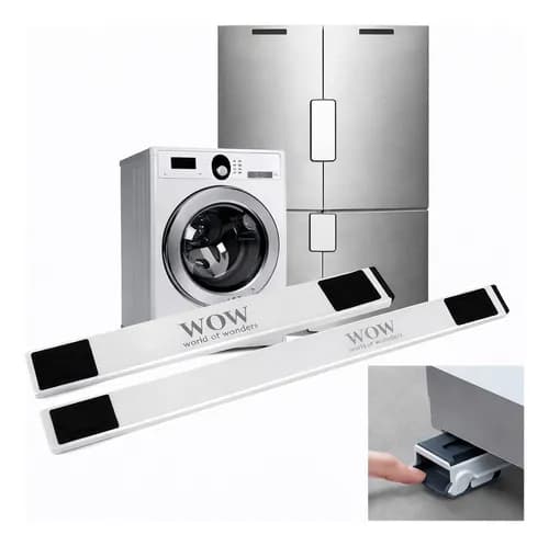 Suporte De Rodinhas Ajustável Para Geladeira Fogão Freezer Wow World Of Wonders