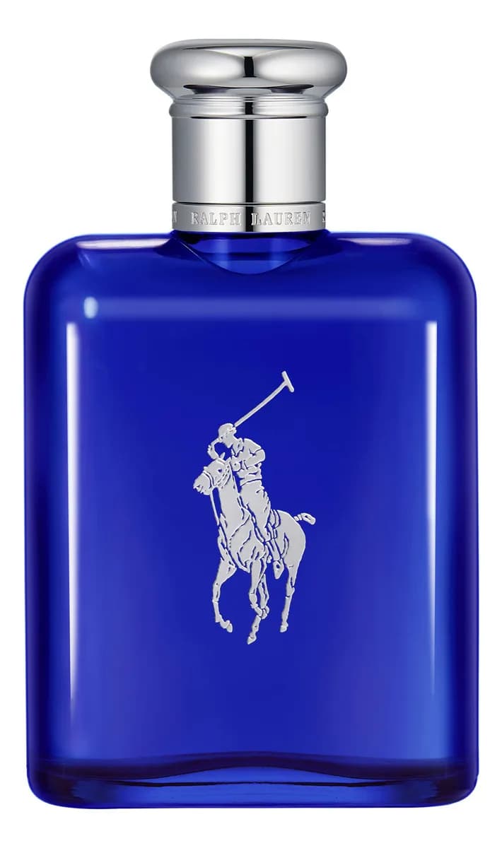 Perfume Masculino Eau de Toilette Fragrância Aquática Refrescante e Aromática com Notas de Melão, Tangerina, Manjericão e Camurça, Polo Blue Ralph Lauren, Frasco com 200ml