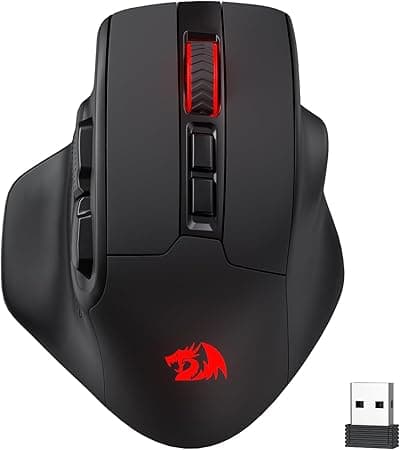 Mouse Gamer Redragon Bullseye Pro, Wireless 2.4GHz Cabo ou Bluetooth- M806RGB-PRO