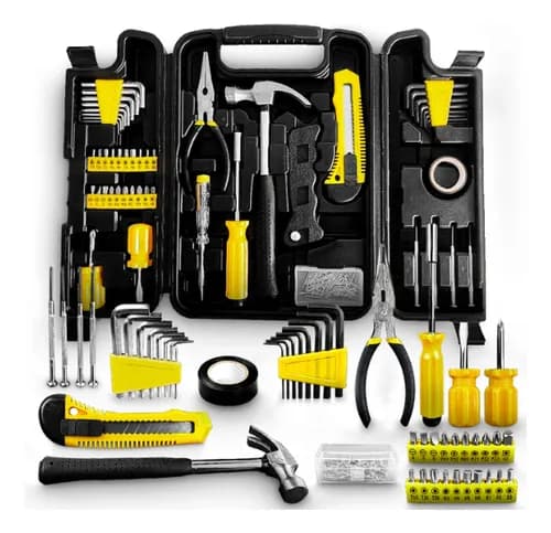 Jogo de Ferramentas 200 Peças com Maleta Resistente - Titanium Platina