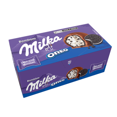 Bombom Chocolate ao Leite com Oreo Milka 196g