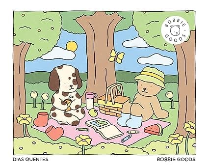 Dias quentes (Spring Summer) – Livro de colorir oficial Bobbie Goods