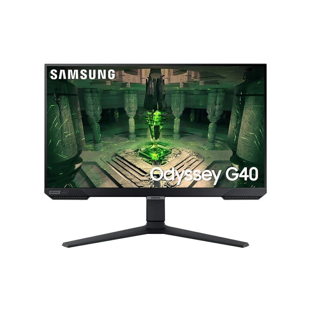 Monitor Gamer Samsung Odyssey G40 27”, 240 Hz, 1ms, Ajuste De Altura, Gsync, Freesync,hdmi, Dp, Fhd, Preto 27”