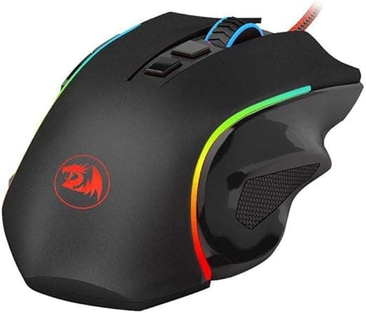 Mouse Gamer Redragon Griffin Preto RGB 7200 DPI M607