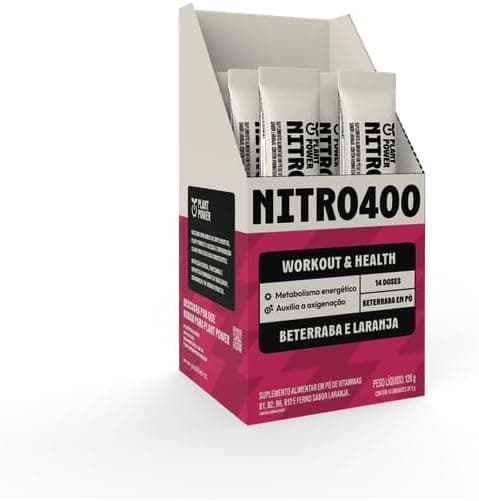 Nitrato Nitro400 Beterraba e Laranja 9g Plant Power 14 Sachês