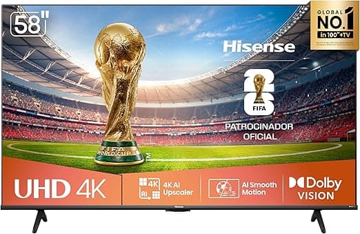 Hisense Smart TV 4K 58" Polegadas 58A6NV