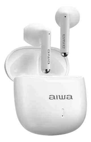 Fone De Ouvido AWS-EB-05-W Earbud Branco Aiwa Bivolt Branco