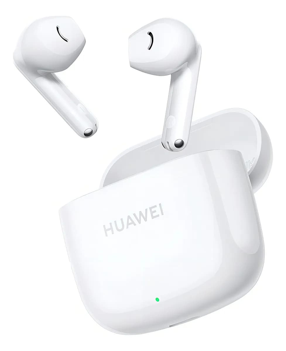 Fone de Ouvido Sem Fio HUAWEI FreeBuds SE 2 Até 40 Horas de Bateria Compacto e Confortável Até 3 Horas de Música com Uma Carga de 10 Minutos Branco