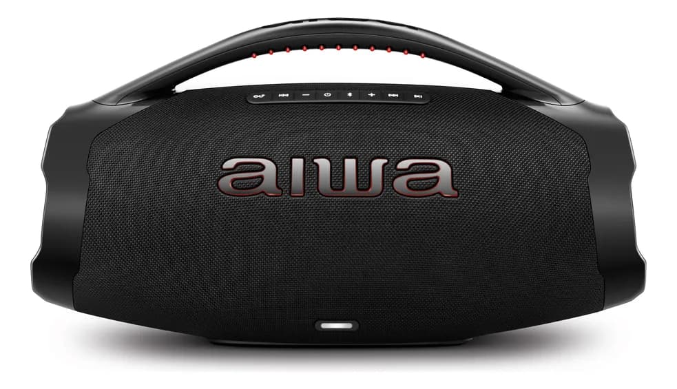 Caixa De Som Boombox Aiwa Aws-bbs-01-b Bluetooth Ip66 Tws Cor Preto