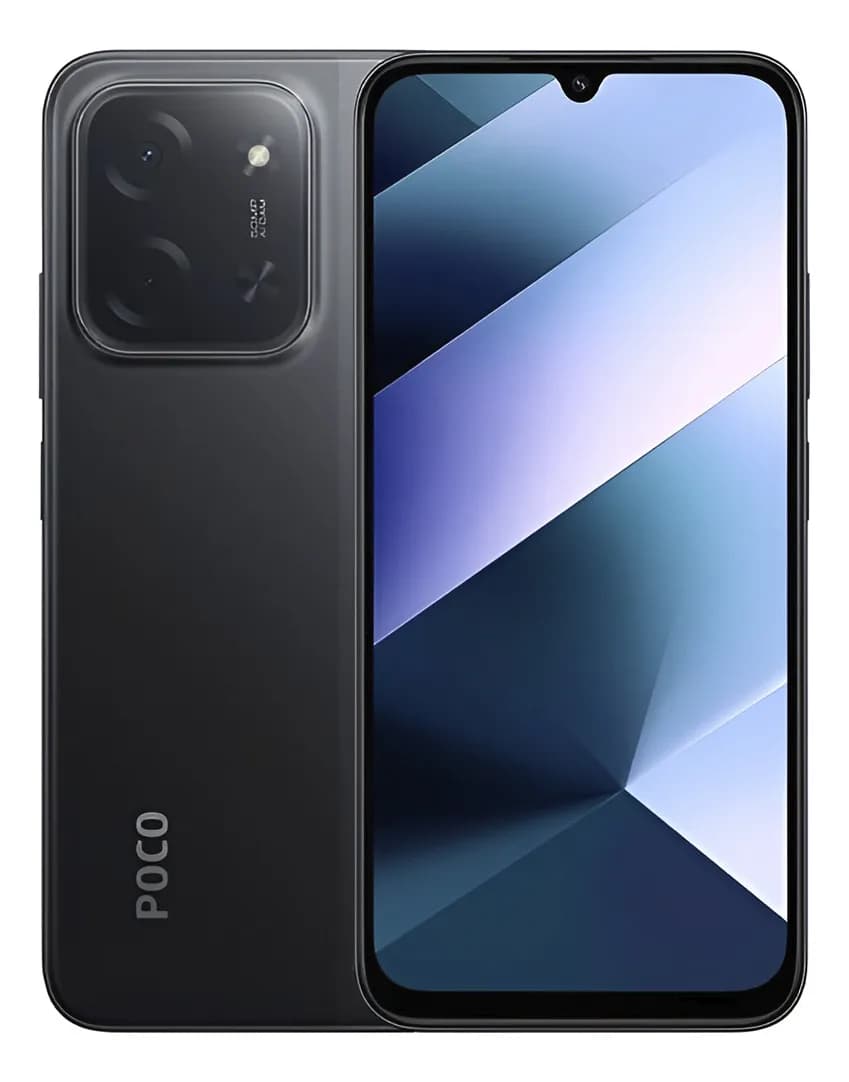 Smartphone Xiaomi Poco C85 4G 8gb Ram com 8GB Virtuales e 256gb cor Black