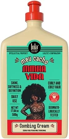 Lola From Rio - Meu Cacho Minha Vida - Creme de Pentear: brilho, maciez e definição. Cabelos Cacheados. 500ml