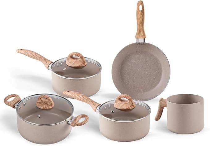 Brinox - Jogo de Panelas 5 peças Smart Plus Indução - Areia