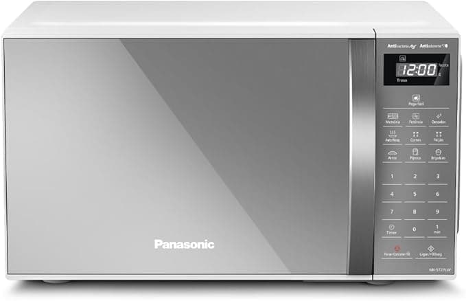 Panasonic Micro-ondas 21L Branco Espelhado 220v NN-ST27LWRU