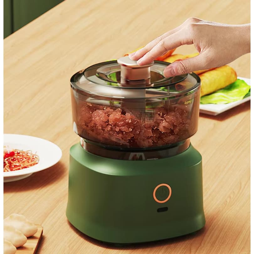 Mini Processador De Alimentos Elétrico Picador De Alho Triturador De Pimenta 350ml