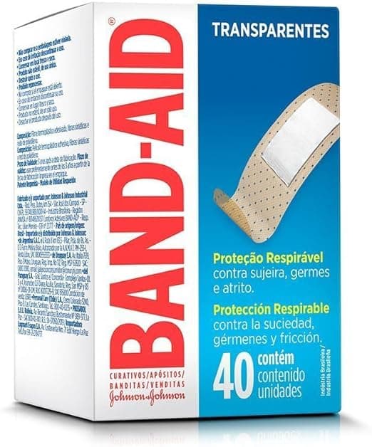 Band-Aid Curativos Adesivos Regular 40 Unidades (Min. 2un.)