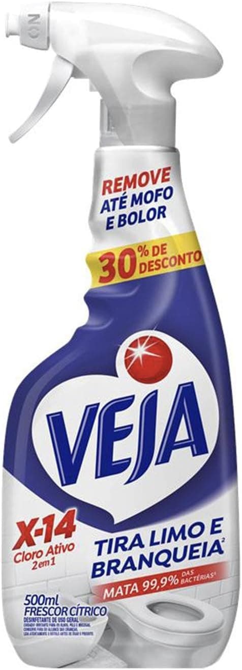 Spray Tira Limo Veja Banheiro X14 500ml Oferta