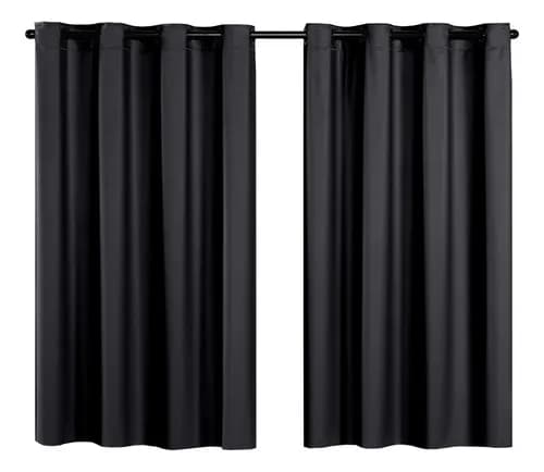 Cortina Blackout De Pvc 2,20m X 1,30m Preto Corta Luz