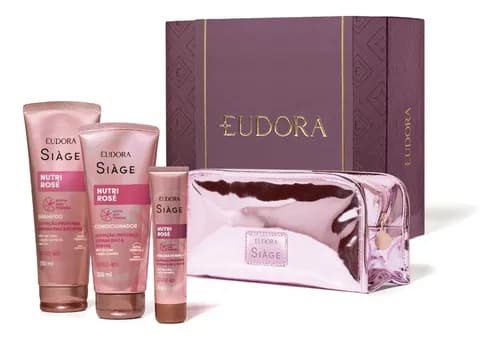 Presente Nutri Rosé 3 Itens + Nécessaire Eudora