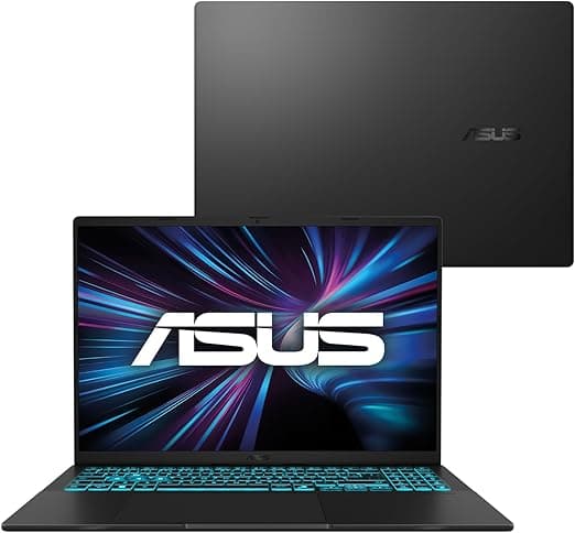 Notebook ASUS V16 V3607VU NVIDIA RTX 4050 Intel Core 5 210H 8Gb Ram 512Gb SSD Linux KeepOs Tela 16" LED Nível IPS 144Hz Preto - RP296