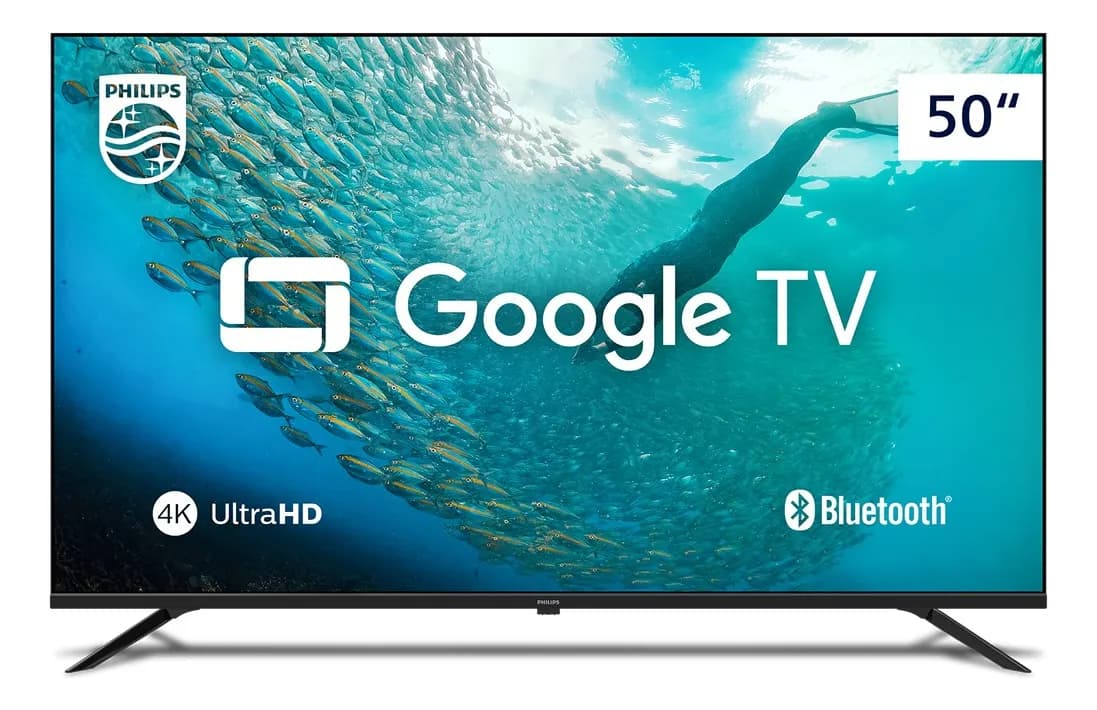 Smart Tv Philips 50 4k 50pug7019 Google Tv Comando De Voz