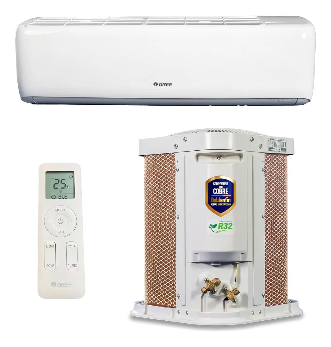 Ar-cond Split Inverter 9000 Gree G-top Frio Wi-fi