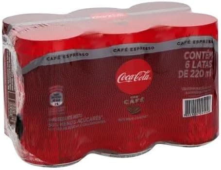 Pack de Coca-Cola Café 220ml 6 unidades