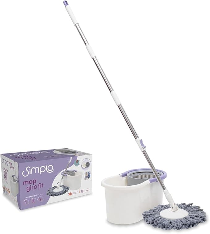 Simplo - Mop com Balde e Esfregão Giro Fit