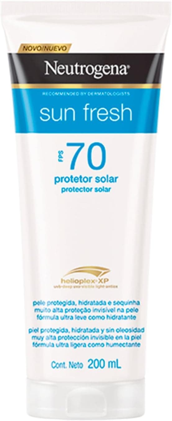 Neutrogena Sun Fresh Protetor Solar Corporal, FPS 70, 200ml